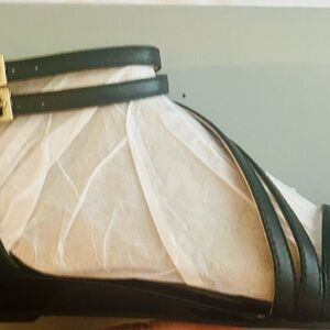 Rockport Cream Flats with Leather Straps